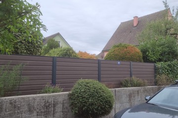 WPC-Sicht- und Lärmschutz in Rheinfelden