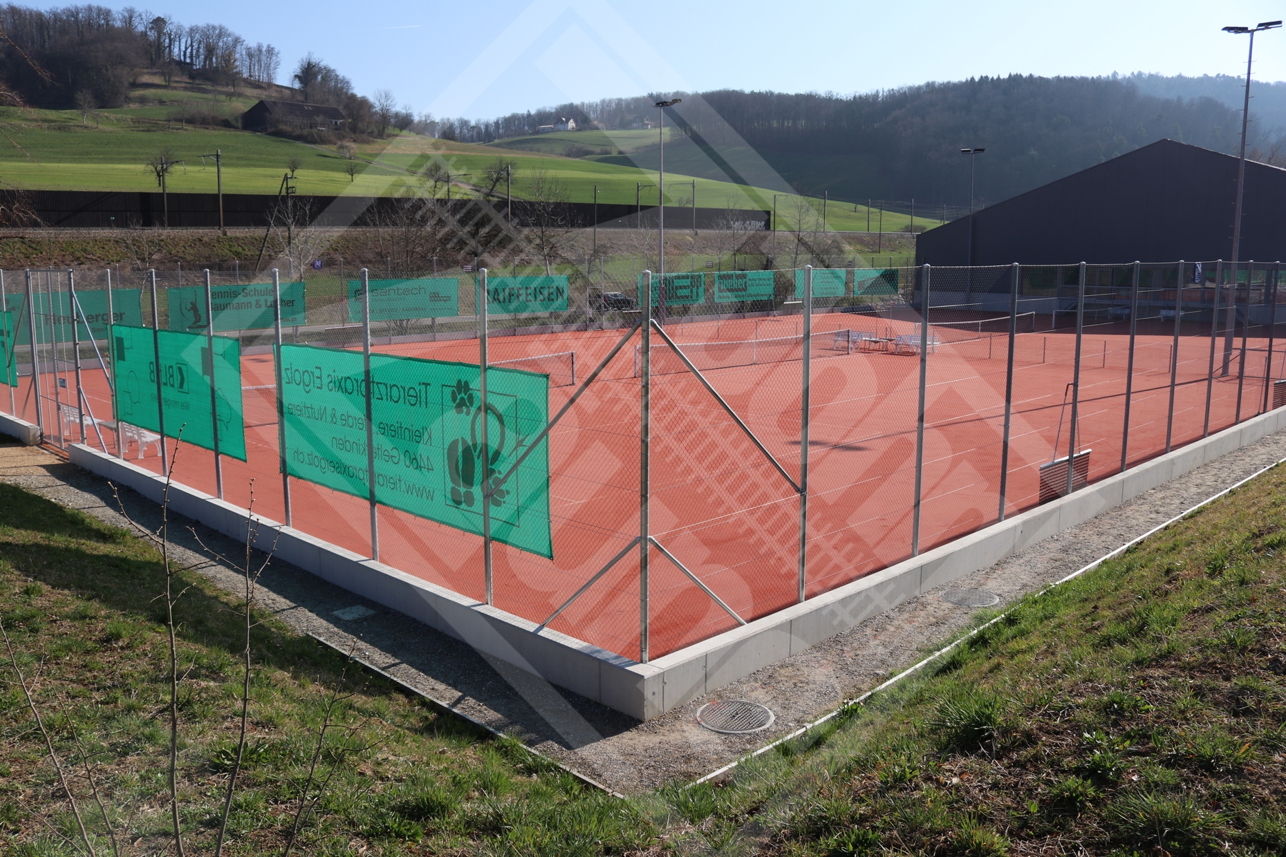 7 Ballfang mit Diagonalgeflecht verzinkt