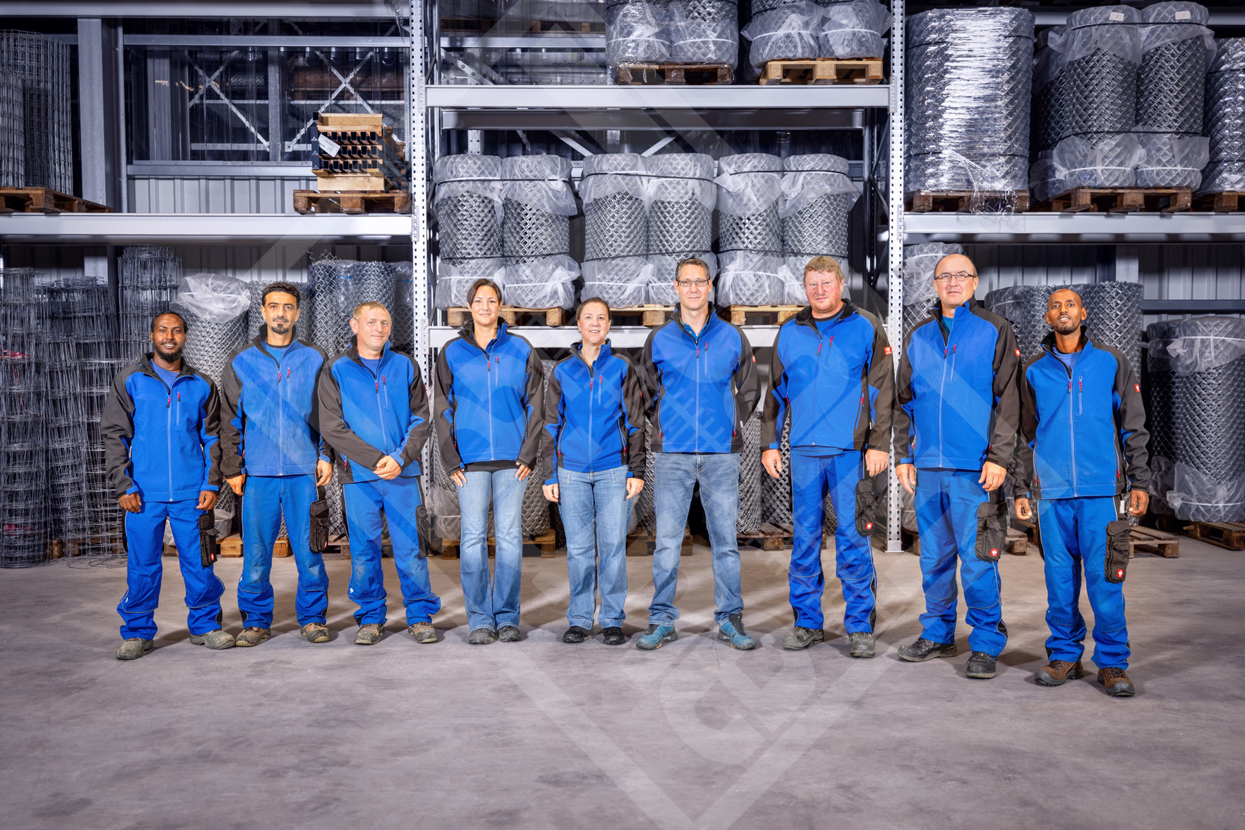 Das Team "John Zäune"