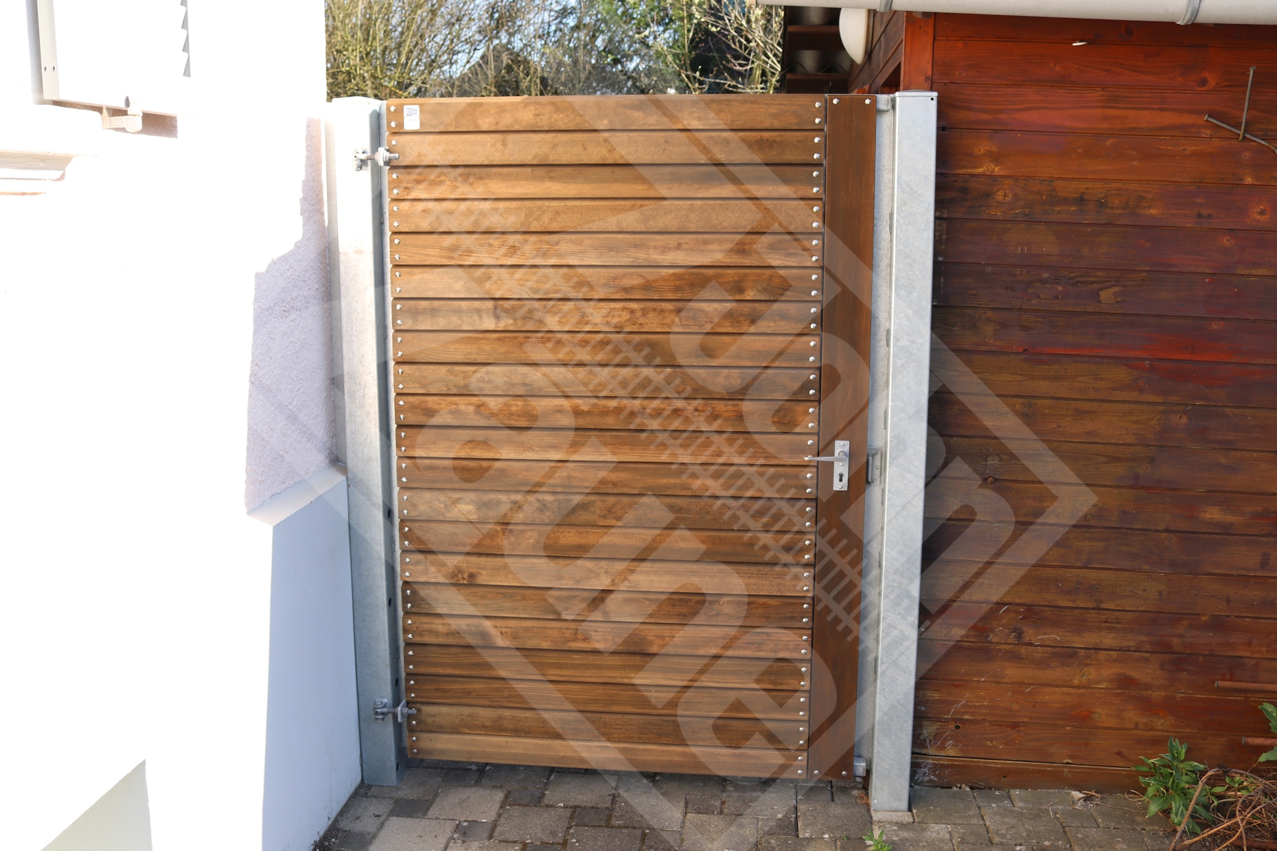 4 Sichtschutzwandtüre horizontal blickdicht