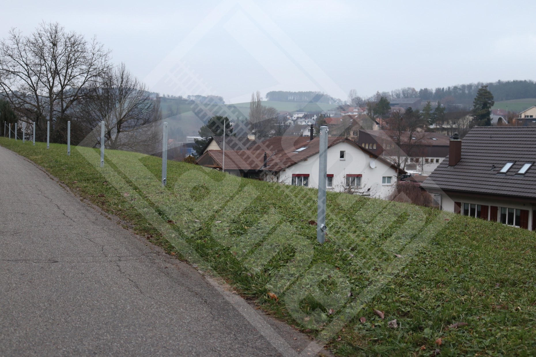 1 Absperrpfosten verzinkt