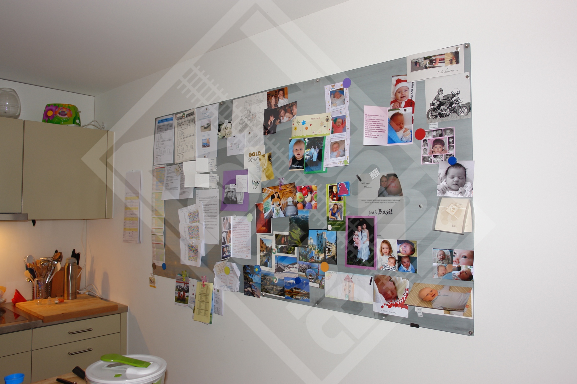 1 Riesen-Magnettafel 1 x 2 m mit Magneten