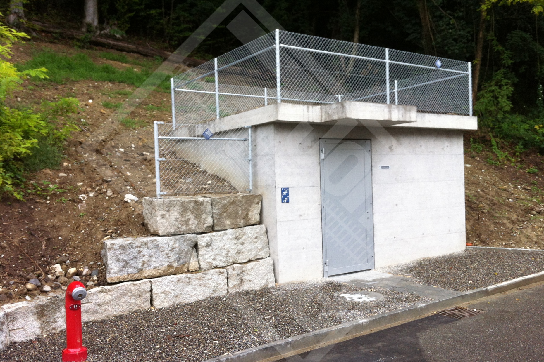 7 Absturzsicherung auf Reservoir