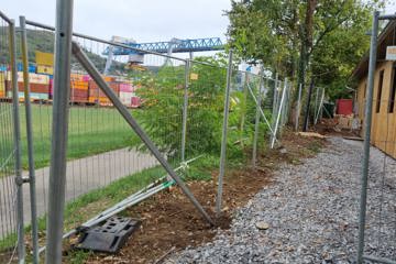 Diagonalgeflechtzaun in Frenkendorf
