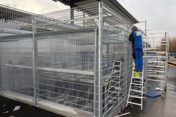 Einhausung Veloabstellplatz