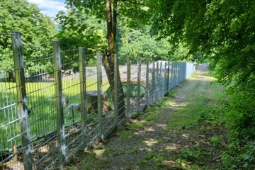 Gittermattenzaun Tierpark Bad Zurzach