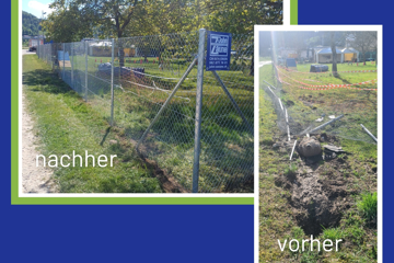 Unfallreparatur in Leibstadt vorher / nachher