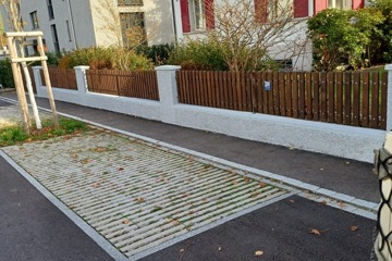 Unterhalt / Erneuerung Holzstaketenzaun mit best. Stahlkonstruktion in Frenkendorf